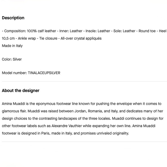 Amina Muaddi Tina Leather Ankle-Wrap Sandals With All Over Crystals-Appliques - Picture 7 of 15